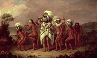 Danza della maschera della medicina da Paul Kane